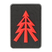 JTG 3D Rubber Patch mit Klettflche Recce Tree schwarz/rot