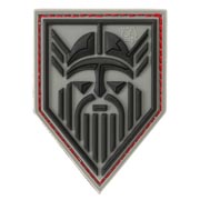 JTG 3D Rubber Patch mit Klettflche Odin steingrau-oliv/schwarz