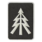 JTG 3D Rubber Patch mit Klettflche Recce Tree schwarz/wei