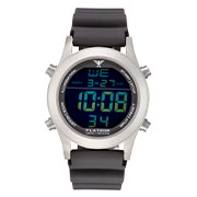 KHS Armbanduhr Platoon Steel Digital Taucherband schwarz