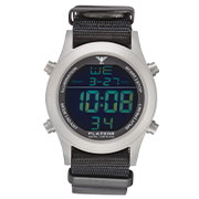 KHS Armbanduhr Platoon Steel Digital Natoband schwarz