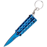 Schlsselanhnger Mini Butterfly blau