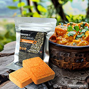 Convar-7 Riegel Solid Meal Chicken Tikka Masala 120 g Langzeitlebensmittel - Ideal fr Outdoor, Notvorrat und Krisenvorsorge
