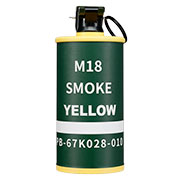 Thumbnail Farbe WoSport US M18 Deko Rauch-Handgranate mit Metall-Clip - Yellow Smoke Edition
