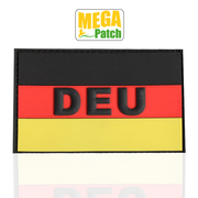 3D Rubber Patch Deutschland DEU fullcolor 8 x 5 cm