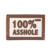 101 INC 3D Rubber Patch mit Klettflche 100% Asshole desert