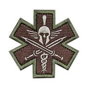 Mil-Spec Monkey Patch mit KlettflcheTactial Medic - Spartan multicam
