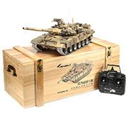 Amewi Rc Panzer Russischer T-90 tarn, 1:16, RTR, schussf., Infrarot-Gefechtssystem, Rauch & Sound, Metallgetriebe -ketten