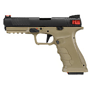 APS Shark CO2 Luftpistole Kal. 4,5 mm BB Metallschlitten Blowback Dark Earth