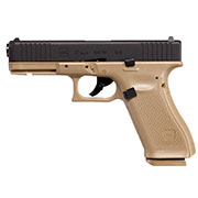 Glock 17 Gen5 CO2 Luftpistole Kal. 4,5 mm BB Blowback Metallschlitten coyote