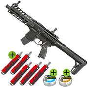 Thumbnail Farbe Sig Sauer MPX CO2 Gen.2 Luftgewehr Set 4,5 mm mit 5 x 88 g CO2 Kapseln, 1000 Max Tactical Diabolos Kal. 4,5mm