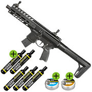 Thumbnail Farbe Sig Sauer MPX CO2 Gen.2 Luftgewehr Set 4,5 mm mit 5 x 88 g CO2 Kapseln, 1000 Max Tactical Diabolos Kal. 4,5mm
