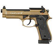 Thumbnail Farbe KLI M92 Optic Ready Sahara LE CO2 Luftpistole Kal. 4,5 mm BB Vollmetall Blowback Desert Tan