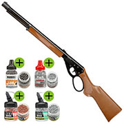 Thumbnail Farbe Marlin Lever Action Luftgewehr 4,5 mm BB Unterhebelspanner Set inkl. 6000 Stahl BB Munitionspaket