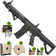 Thumbnail Farbe Crosman SBR CO2 Luftgewehr 4,5 mm BB Blowback Sofort Start Set inkl. Kugelfangkasten, Zielscheiben, CO2 & 3000 Stahl BBs