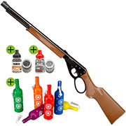 Thumbnail Farbe Marlin Lever Action Unterhebelspanner Luftgewehr Set 4,5 mm BB mit 3000 Stahl BBs und 6 Shooting Bottles