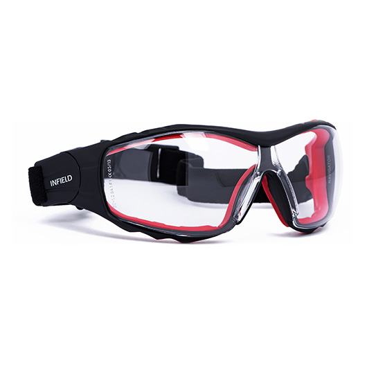 Infield Safety Brille Navigator schwarz