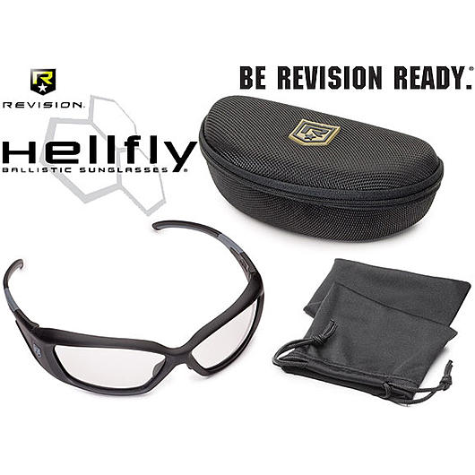 Revision Brille Hellfly schwarz / klar