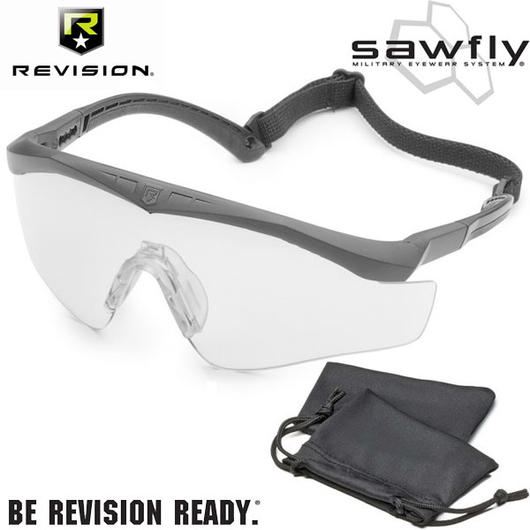 Revision Schutzbrille Sawfly Legacy MAX-Wrap Basic Kit schwarz Glasfarbe klar-transparent