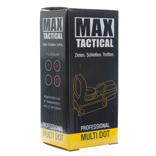 MAX Tactical Multi-Dot-Sight Leuchtpunktzielgert 22 mm Halterung Bild 4