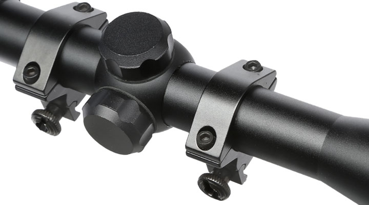 Max Tactical Zielfernrohr 3-9x32 E Leuchtabsehen inkl. Ringe für 22 mm Schiene Bild 6