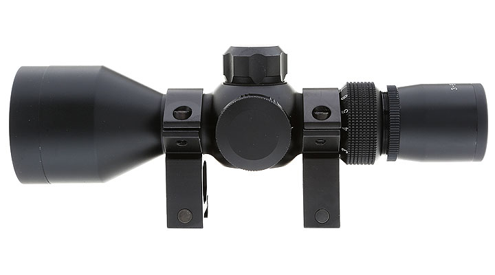 Max Tactical Zielfernrohr 3-9x42 CE kompakt elektrisch inkl. Ringe für 22 mm Schiene Bild 2