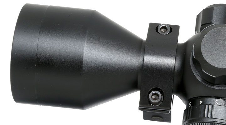 Max Tactical Zielfernrohr 3-9x42 CE kompakt elektrisch inkl. Ringe für 22 mm Schiene Bild 7