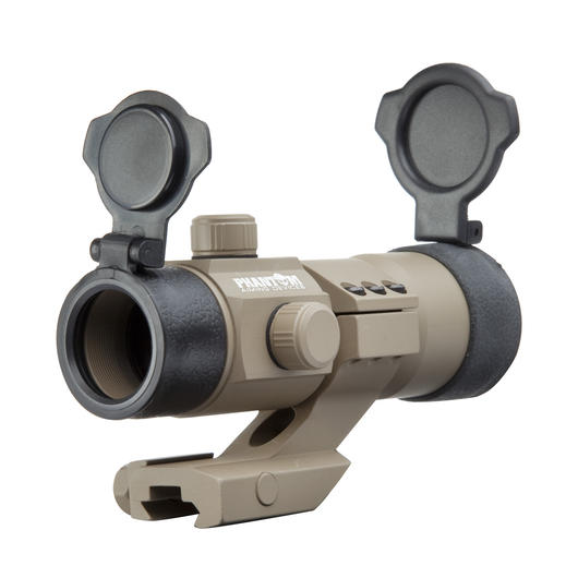 Phantom Tactical Red- / Green-Dot Leuchtpunktzielgert mit Angle Mount Desert Tan Bild 1