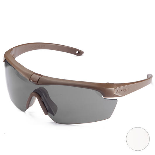 ESS Brille Crosshair 2LS Set coyote brown