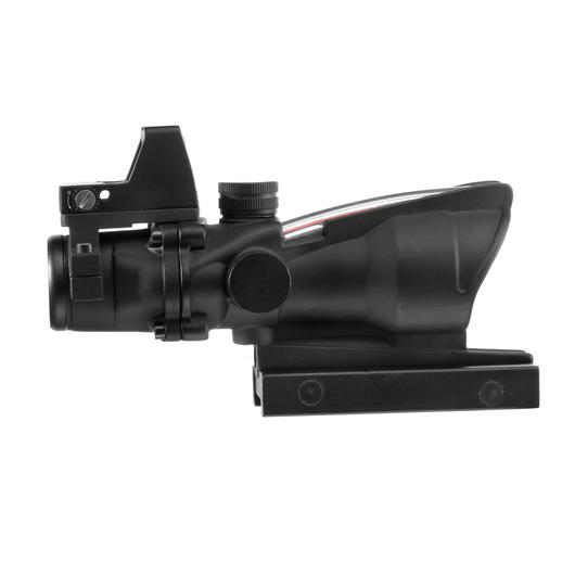 Aim-O TA01 Style Scope 4x32 Fiber bel. m.Micro RedDot Visier schwarz AO 1003-BK Bild 4