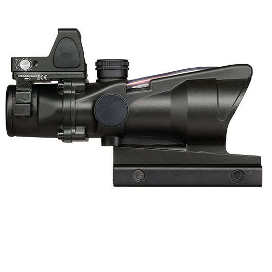 Aim-O TA01 Style Scope 4x32 Fiber bel. m.Micro RedDot Visier schwarz AO 1003-BK Bild 6