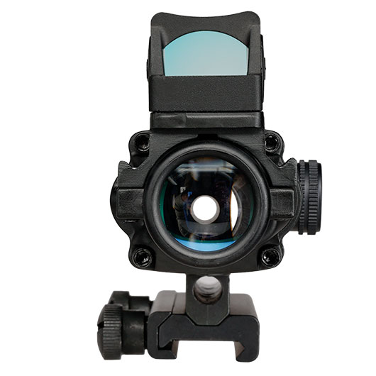 Aim-O TA01 Style Scope 4x32 Fiber bel. m.Micro RedDot Visier schwarz AO 1003-BK Bild 8