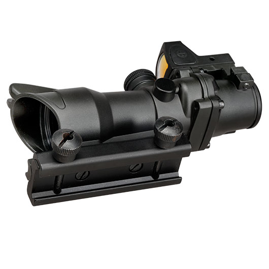 Aim-O TA01 Style Scope 4x32 Fiber bel. m.Micro RedDot Visier schwarz AO 1003-BK Bild 9