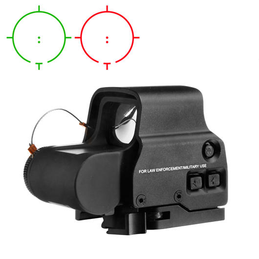 Aim-O X3 Type  Holosight rot/grn QD Mount schwarz AO 5063-BK