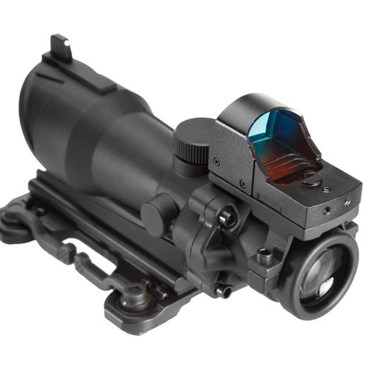 Aim-O TA01 Style Scope 4x32 QD-Mount mit Mini RedDot Visier schwarz 5316-BK Bild 4