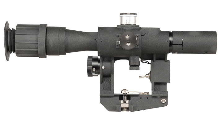 Aim-O PSO-1 4x24 Red-Dot Scope Zielgert mit integrierter SVD-Seitenmontage schwarz AO 5352-BK Bild 4