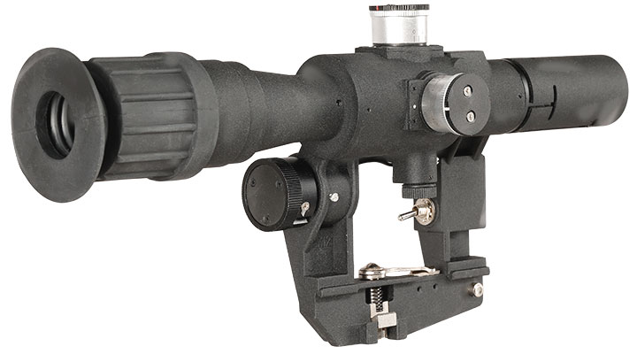 Aim-O PSO-1 4x24 Red-Dot Scope Zielgert mit integrierter SVD-Seitenmontage schwarz AO 5352-BK Bild 6