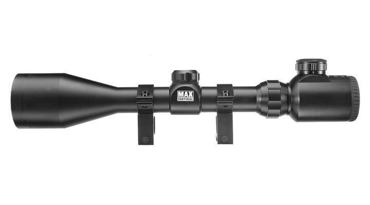Max Tactical Zielfernrohr 3-12x42E beleuchtet inkl. Ringe fr 22 mm Schiene Bild 1
