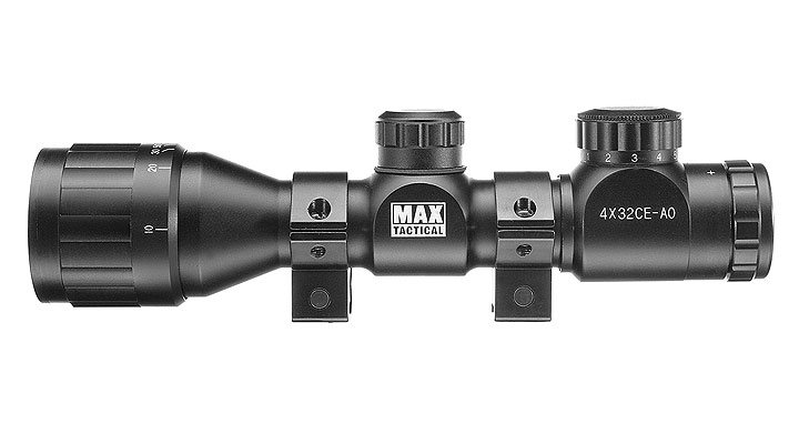 Max Tactical Zielfernrohr 4x32CE-AO beleuchtet fr 11 mm Schiene Bild 1