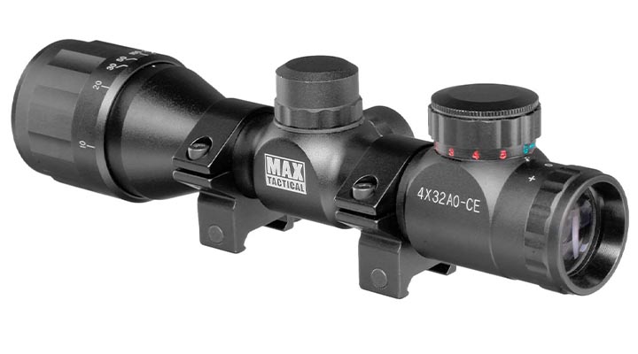 Max Tactical Zielfernrohr 4x32CE-AO beleuchtet fr 22 mm Schiene Bild 3