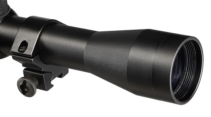 Max Tactical Zielfernrohr 4x32 Mil-Dot inkl. 11 mm Ringe schwarz Bild 10