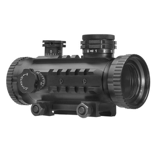 Aim-O 1x30 Red-Dot / Green-Dot Tactical Sight RIS-Version schwarz AO 3014-BK Bild 3