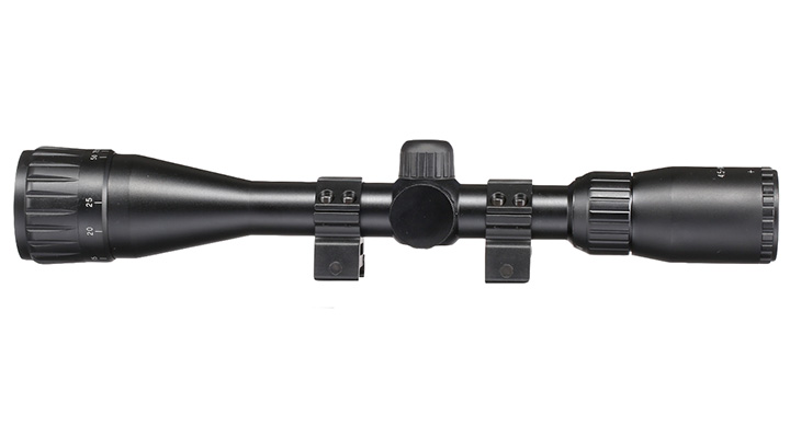 Max Tactical Zielfernrohr 4,5-14x40 AOE beleuchtet inkl. 20 - 22mm Halteringe schwarz Bild 3