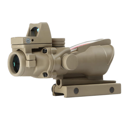 Aim-O TA01 Style Scope 4x32 Fiber bel. m.Micro RedDot Visier tan AO 1003-DE Bild 1