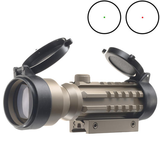Aim-O 2x42 Red-Dot / Green-Dot Tactical Sight tan AO 3013-DE