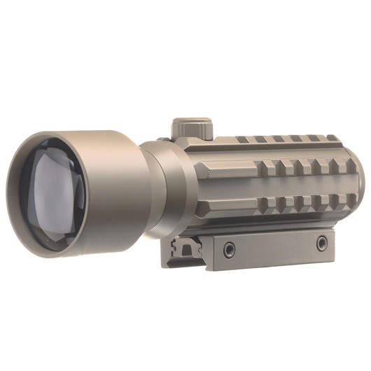 Aim-O 2x42 Red-Dot / Green-Dot Tactical Sight tan AO 3013-DE Bild 1