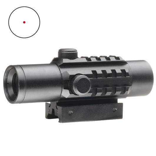 Aim-O Delta-Type Red-Dot Leuchtpunktzielgert schwarz AO 3017-BK