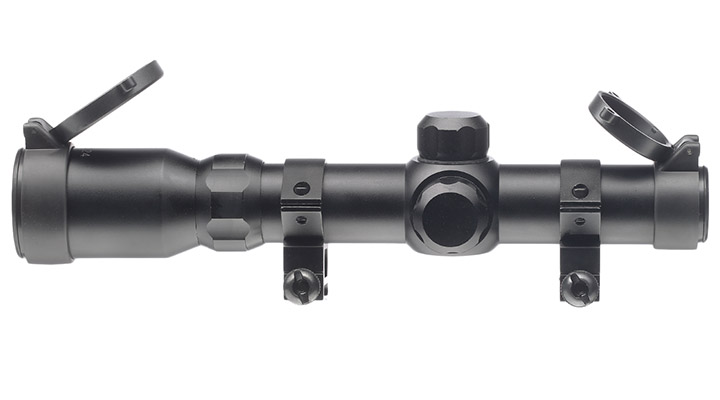 Aim-O 1-4x24 Tactical Zielfernrohr Mil-Dot f. 20-22mm Schienen schwarz AO 3039-BK Bild 3