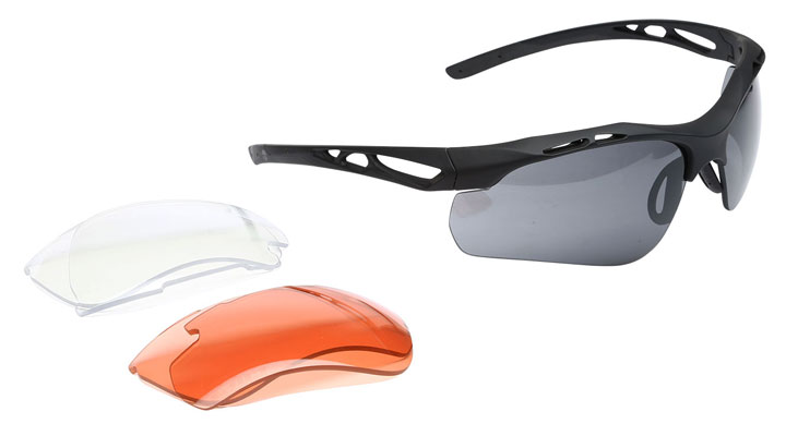 Swiss Eye Taktische Brille Attac schwarz