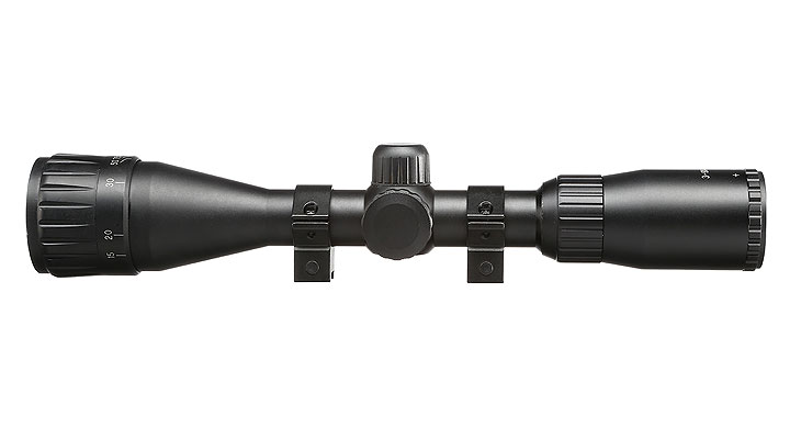 Max Tactical Premium Zielfernrohr 3-9x40 RGB-beleuchtet mit Montageringe fr 11 mm Schiene schwarz Bild 3